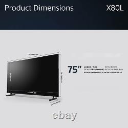 Sony KD75X80LU 75 pouces 4K Ultra HD Smart Google TV