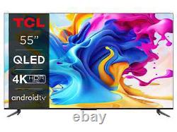 TCL 55C645K Téléviseur intelligent QLED de 55 pouces, Ultra HD 4K, Android TV - Boîte Ouverte