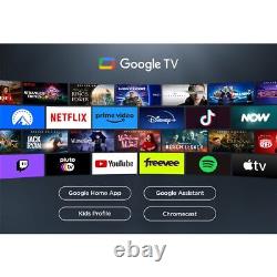 TCL 98P745K Téléviseur Intelligent LED 4K Ultra HD de 98 pouces avec Bluetooth et WiFi