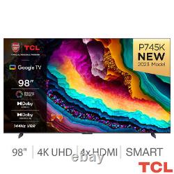 TCL 98P745K Téléviseur intelligent 98 pouces 4K Ultra HD 144hz