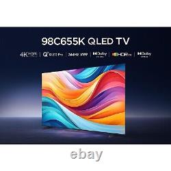 TCL C655K Téléviseur intelligent 4K Ultra HD QLED PRO de 50 pouces