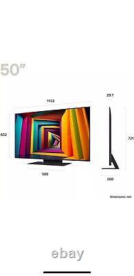 TV intelligente LG 50UT91006LA 4K Ultra HD LED de 50 pouces avec Bluetooth et WiFi