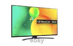 TV intelligente LG 55NANO766QA LED 4K Ultra HD de 55 pouces avec Bluetooth et WiFi