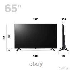 TV intelligente LG 65UR73006LA 65 pouces 4K Ultra HD avec mode cinéaste et HDR & AI Sound