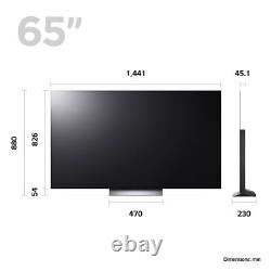 TV intelligente LG OLED65C36LC OLED 4K Ultra HD de 65 pouces avec Bluetooth WiFi