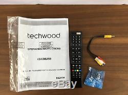 Techwood Téléviseur Del Intelligent 4360 4k Ultra Hd 2160p 43 Pouces, Noir, A +