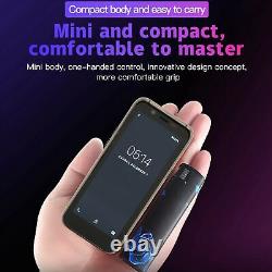 (Téléphone noir) Déverrouillage par empreinte digitale 3,5 pouces, téléphone intelligent ultra-mince de 3,5 pouces