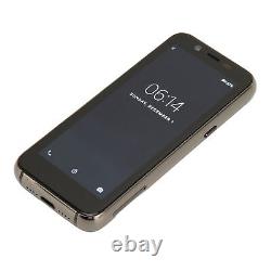 (Téléphone noir) Déverrouillage par empreinte digitale 3,5 pouces, téléphone intelligent ultra-mince de 3,5 pouces