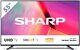 Téléviseur Led Uhd Hdr 4k Ultra Hd Smart 55 Pouces Sharp 55cj3 Avec Freeview Play Netflix