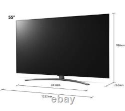 Téléviseur LG 55NANO866NA 55 pouces Smart 4K Ultra HD HDR LED avec Google Assistant & Alexa