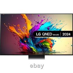 Téléviseur intelligent LG 75QNED87T6B 75 pouces LED 4K Ultra HD Bluetooth WiFi