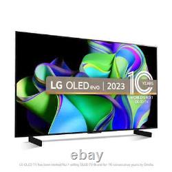 Téléviseur intelligent LG OLED42C34LA 42 pouces OLED 4K Ultra HD avec HDR10 HLG Dolby Vision