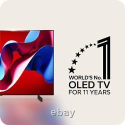 Téléviseur intelligent LG OLED42C44LA OLED 4K Ultra HD de 42 pouces avec Bluetooth et WiFi