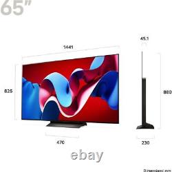 Téléviseur intelligent LG OLED65C44LA 65 pouces OLED 4K Ultra HD Bluetooth WiFi