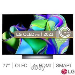 Téléviseur intelligent LG OLED77C36LC 77 pouces OLED 4K Ultra HD HDR10 HLG Dolby Vision auto-éclairé