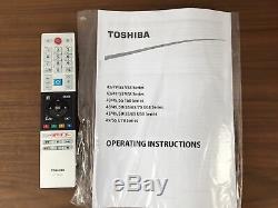 Toshiba 43t6863db Téléviseur Led Intelligent 43 Pouces 4k Ultra Hd A + Classé Dans Noir