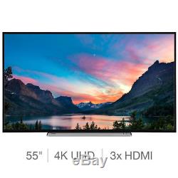 Toshiba Téléviseur 4k Ultra Hd Led Smart Tv, 55 Pouces, 2018 Netflix Wifi X3 Hdmi